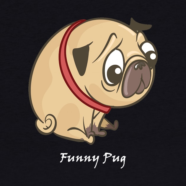 Cute pug dog by This is store